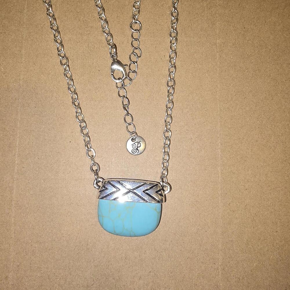 Plunder Lonnie Necklace Turquoise Stone